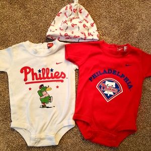 Philadelphia Phillies Nike onsie - 3-6mths